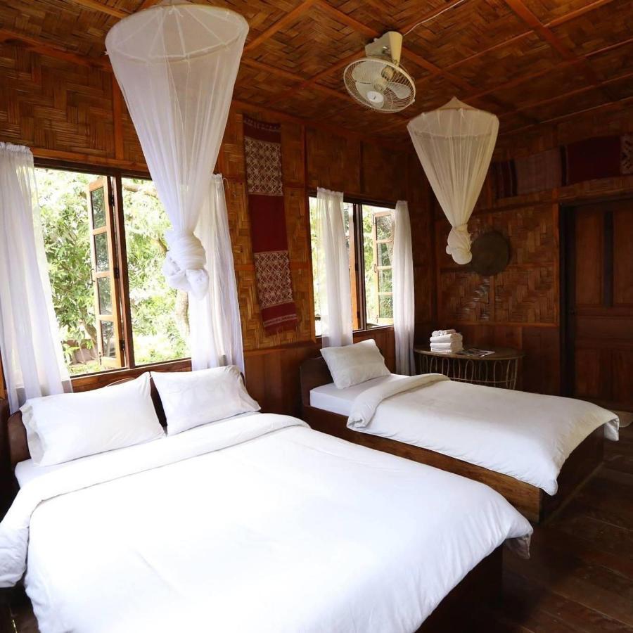 Ning Ning Guesthouse Muang Ngoi Luaran gambar