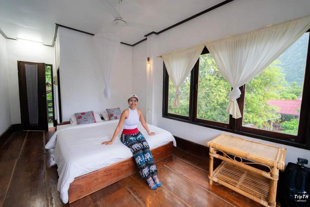 Ning Ning Guesthouse Muang Ngoi Bilik gambar